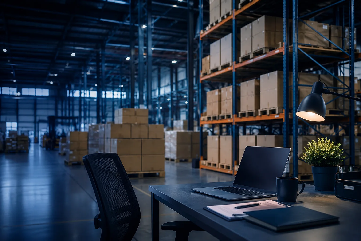 Warehouse packaging operations and documentation workspace